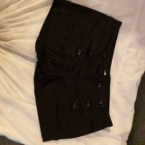 Black dress shorts